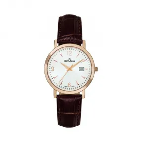 金韵娜/Grovana Regular Collection 系列 32 mm  镀玫瑰金 石英机芯 女表 3230.1562