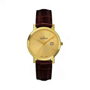 金韵娜/Grovana Regular Collection 系列 32 mm  镀金 石英机芯 女表 3230.1911