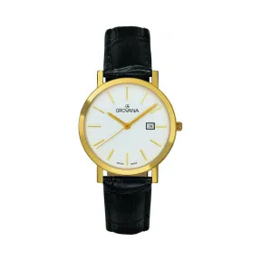 金韵娜/Grovana Regular Collection 系列 32 mm  镀金 石英机芯 女表 3230.1913