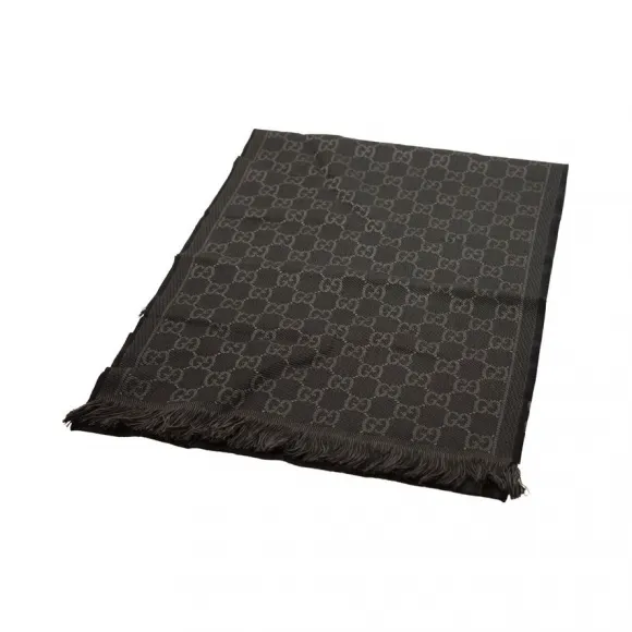 古驰/Gucci 黑色 羊毛  丝巾 100995-48200-1061