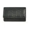 古驰/Gucci 黑色 皮革  钥匙包 138093-A0V1G-1000