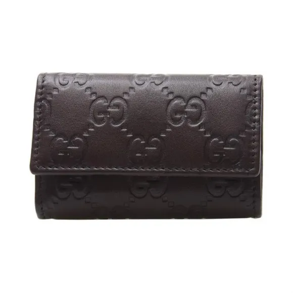 古驰/Gucci 啡色 牛皮  钥匙包 138093-A0V1G-2019