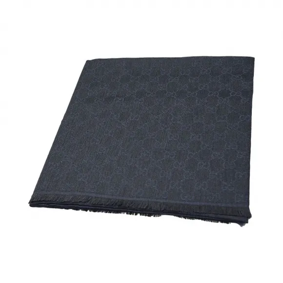 古驰/Gucci 黑色 羊毛  丝巾 281942-3G704-4160