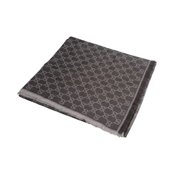 古驰/Gucci 啡色 羊毛  丝巾 281942-3G704-9564