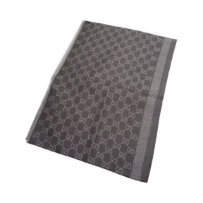 古驰/Gucci 深啡色 羊毛  丝巾 282390-3G704-9564