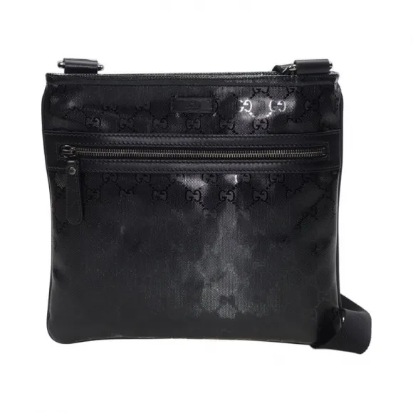 古驰/Gucci 黑色 PVC  斜挎包 295257-FU4CR-1000