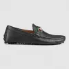 古驰/Gucci 男士真皮马衔扣驾车鞋 322741 AHM10 1060