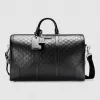 古驰/Gucci Gucci Signature 真皮行李包 406380 CWCBN 1000