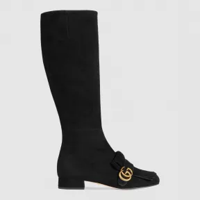 古驰/Gucci 麂皮及膝靴 408209 C2000 1000