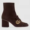 古驰/Gucci 麂皮及踝靴 408210 C2000 2140