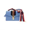 古驰/Gucci  蓝色 牛皮 手袋 421882-CVLEG-4367