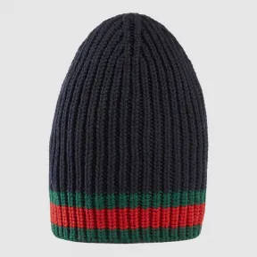 古驰/Gucci 织带羊毛帽 429753 4G206 4000