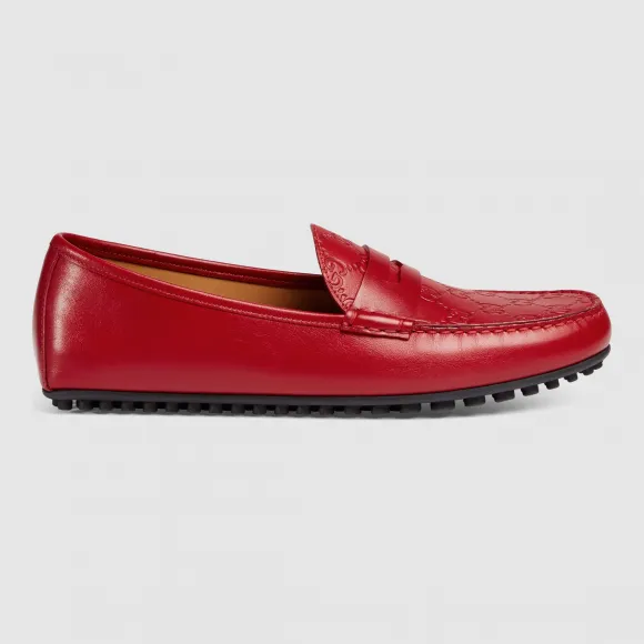 古驰/Gucci Gucci Signature 标志驾车鞋 431063 CWD20 6433