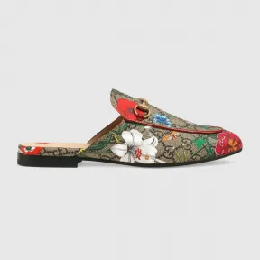 古驰/Gucci Princetown系列GG花卉拖鞋 432772 HT540 8489
