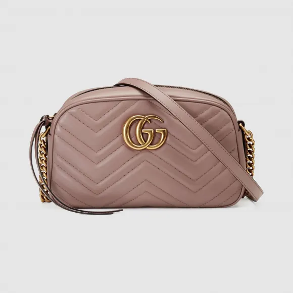古驰/Gucci GG Marmont系列小号绗缝肩背包 447632-DTD1T-5729