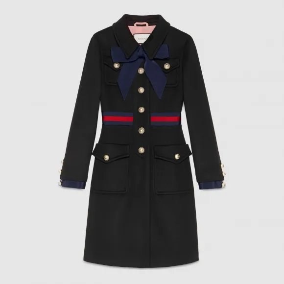 古驰/Gucci 织带羊毛外套 448610 ZHW03 1205