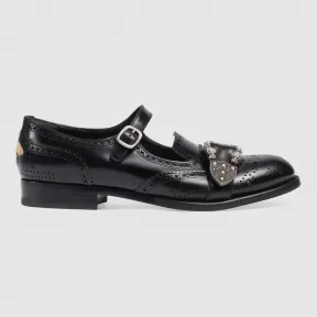 古驰/Gucci Queercore布洛克僧侣鞋 449946 DKG00 1000