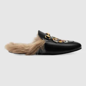 古驰/Gucci Princetown老虎拖鞋 451209 DKHH0 1063