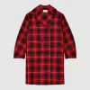 古驰/Gucci 羊毛格纹刺绣外套 453267 ZIK18 1266