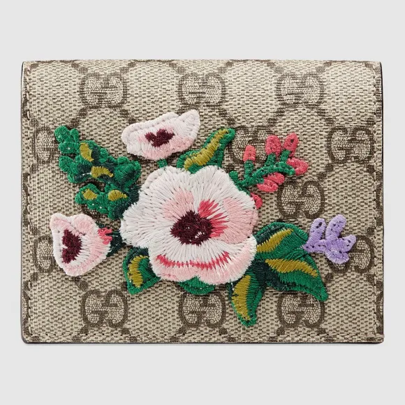 古驰/Gucci GG高级人造革独家卡片夹 456867 K8KAG 8315