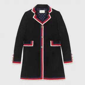 古驰/Gucci Sylvie 系列织带羊毛外套 460483 ZHW03 1082