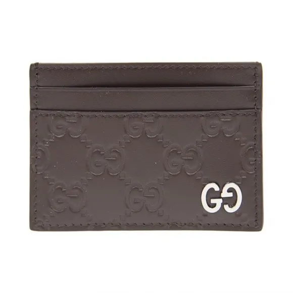 古驰/Gucci 深啡色 牛皮  钱包 473927-CWC1N-2140