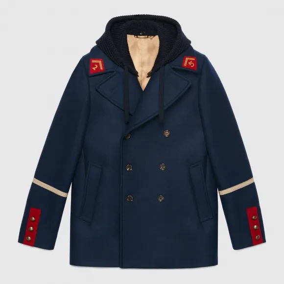 古驰/Gucci 刺绣毛毡外套 494794 Z531H 4618