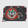 古驰/Gucci Night Courrier系列高级人造帆布卡片夹 496343 9F25N 1073