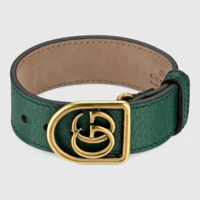 古驰/Gucci 双G皮革手镯 501931 I21N7 8067
