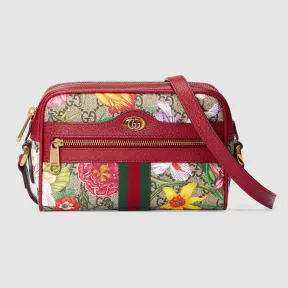 古驰/Gucci Ophidia系列GG花卉迷你手袋 517350 92YBC 8722