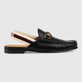 古驰/Gucci 马衔扣Gucci条纹后系带便鞋 523406 0G0B0 1073