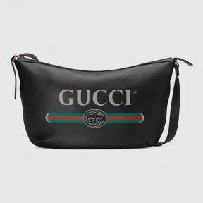 古驰/Gucci Gucci印花半月形圆底包 523588 0GCAT 8163