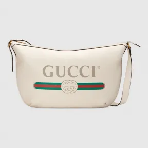古驰/Gucci Gucci印花半月形圆底包 523588 0GCAT 8820