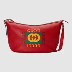 古驰/Gucci Gucci印花半月形圆底包 523588 0GDAT 6461