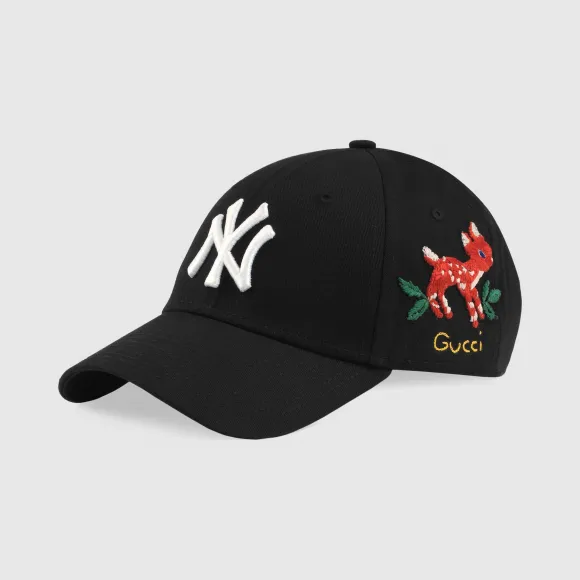 古驰/Gucci NY Yankees™贴饰棒球帽 538561-3HE25-1080