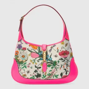 古驰/Gucci Jackie系列花卉印花中号圆底包 550152 9ZIBG 8869