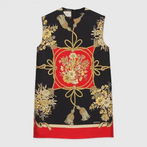 古驰/Gucci 花朵和流苏图案罩衫 550968 ZAANP 6046