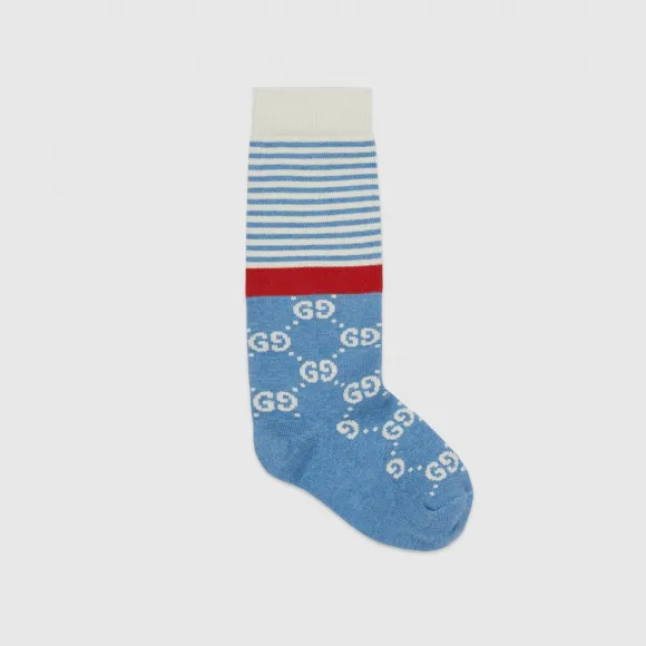 古驰/Gucci 儿童 GG 棉袜 556636 4K111 4574