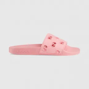古驰/Gucci 女士橡胶GG拖鞋 573922-JDR00-5846