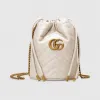 古驰/Gucci GG Marmont 系列迷你水桶包 575163-DTDRT-9022