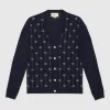 古驰/Gucci 互扣式 G 条纹开衫 576901 XKAUM 4650