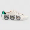 古驰/Gucci Ace 系列女士Mystic  Cat印花运动鞋 577147 A38V0 9090