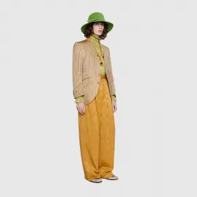古驰/Gucci 云纹织物阔腿裤 579083_ZACFS_7718
