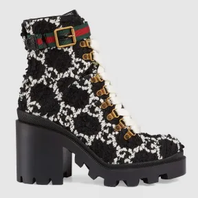 古驰/Gucci GG 花呢踝靴 583349 HS810 1193