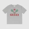 古驰/Gucci 儿童 网球刺绣 T 恤 586167 XJBK2 1135