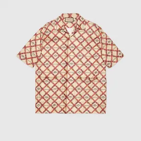 古驰/Gucci 超大造型纸袋效果保龄球衫 595771 ZACXX 9530