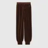 古驰/Gucci 绳绒慢跑长裤 595929 XJBUH 2028