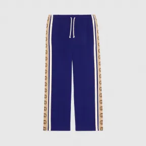 古驰/Gucci 男士 针织羊毛七分慢跑长裤 598853_XJBZ1_4370