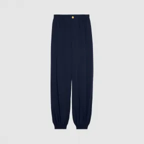 古驰/Gucci 女士 人造丝哈伦裤风格长裤 611282_ZKR01_4142