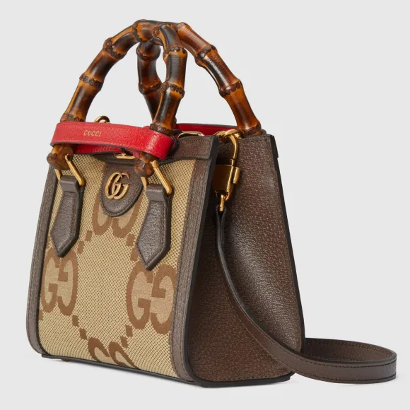 古驰/Gucci Gucci Diana Jumbo GG迷你手提袋 655661-UKMFT-2672